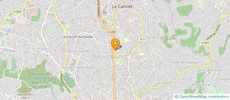 localisation de l'entreprise GRAND SUD à LE CANNET