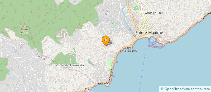 localisation de l'entreprise GRAND SUD à SAINTE MAXIME
