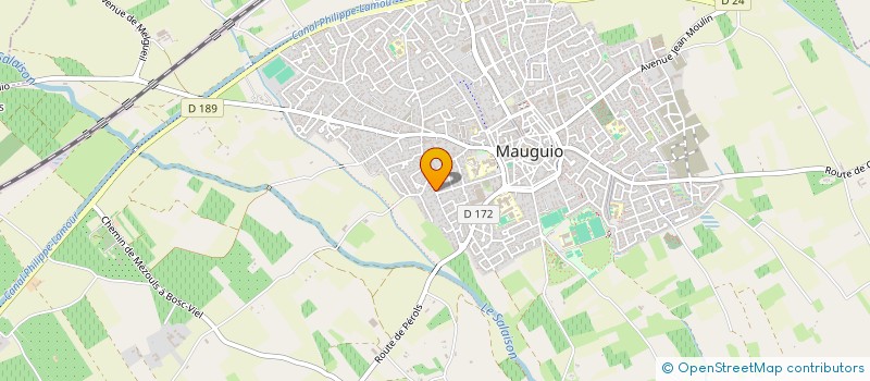 localisation de l'entreprise GRAND SUD  MAUGUIO