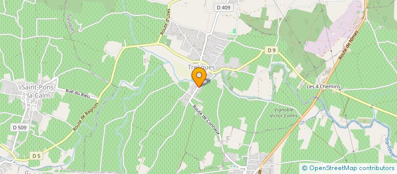 localisation de l'entreprise GRAND SUD  TRESQUES