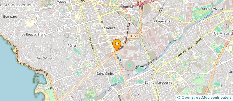 localisation de l'entreprise GRAND SUD AUTO à MARSEILLE
