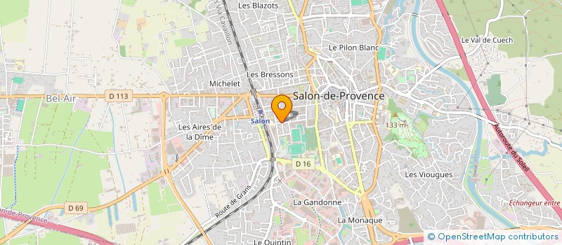 localisation de l'entreprise GRAND SUD CONSTRUCTIONS  SALON-DE-PROVENCE