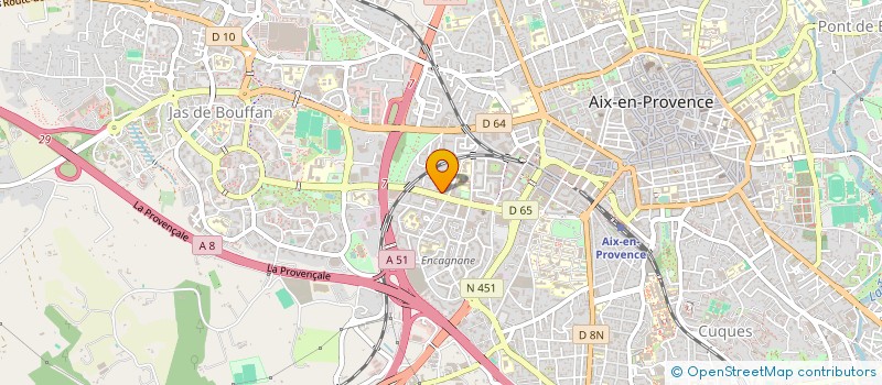 localisation de l'entreprise GRAND SUD ENERGIES à AIX-EN-PROVENCE