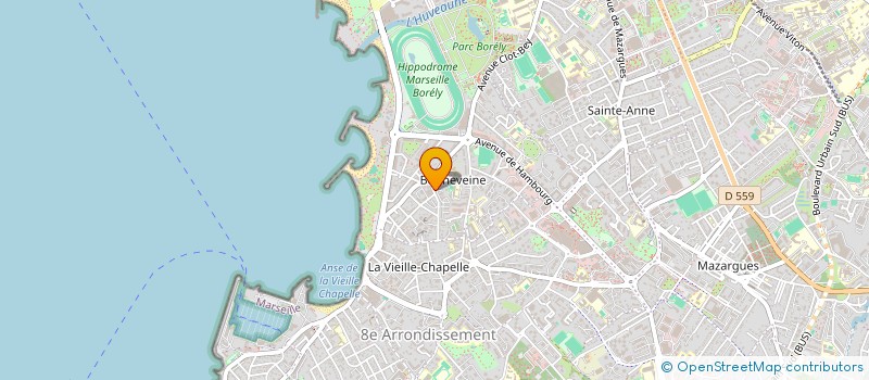 localisation de l'entreprise GRAND SUD FENETRES à MARSEILLE