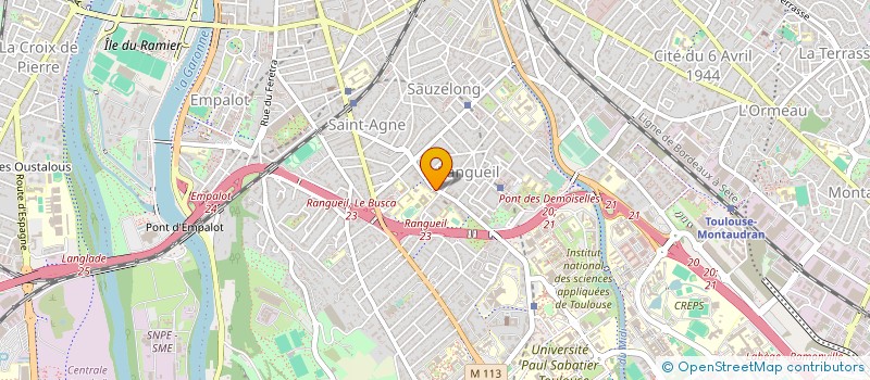 localisation de l'entreprise GRAND SUD IMMOBILIER à TOULOUSE