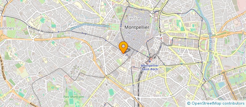 localisation de l'entreprise GRAND SUD INVESTISSEMENT CONSTRUCTION à MONTPELLIER