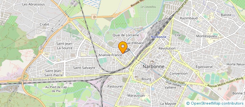localisation de l'entreprise GRAND SUD MEDIATION  NARBONNE