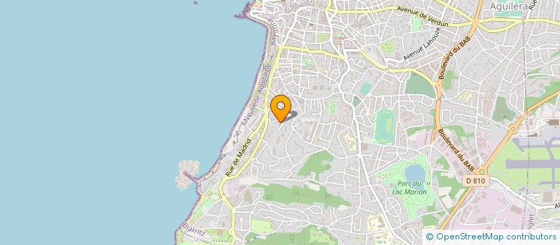 localisation de l'entreprise GRAND SUD OUEST ENERGIE à BIARRITZ