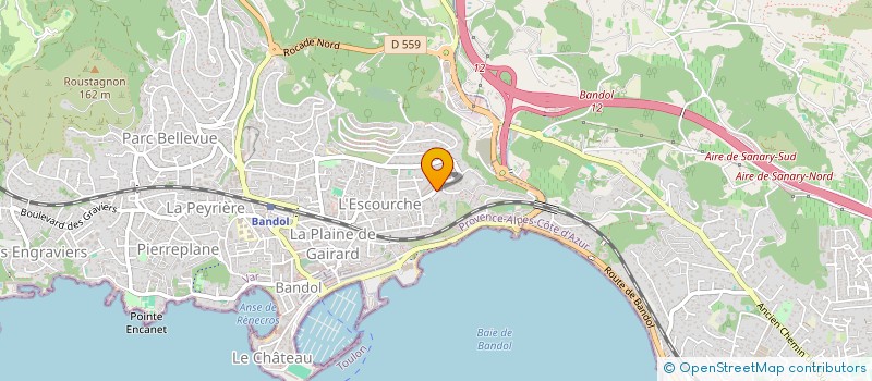 localisation de l'entreprise GRAND SUD PATRIMOINE  BANDOL