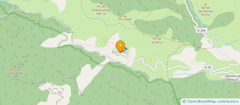 localisation de l'entreprise GRAND SUD PROTHESE  NOHEDES