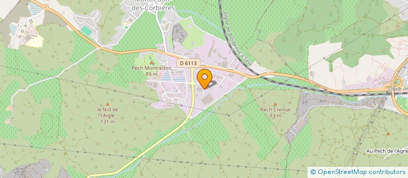 localisation de l'entreprise GRAND SUD ROUTE ALIMENTAIRE à MONTREDON-DES-CORBIERES