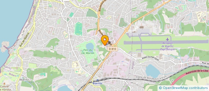 localisation de l'entreprise GRAND SUD TRANSACTIONS à BIARRITZ