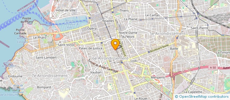 localisation de l'entreprise GRAND TANG  MARSEILLE
