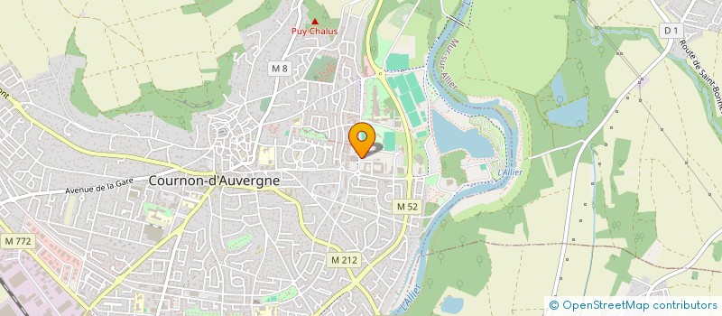 localisation de l'entreprise GRAND TOURISME GIRON  COURNON-D'AUVERGNE