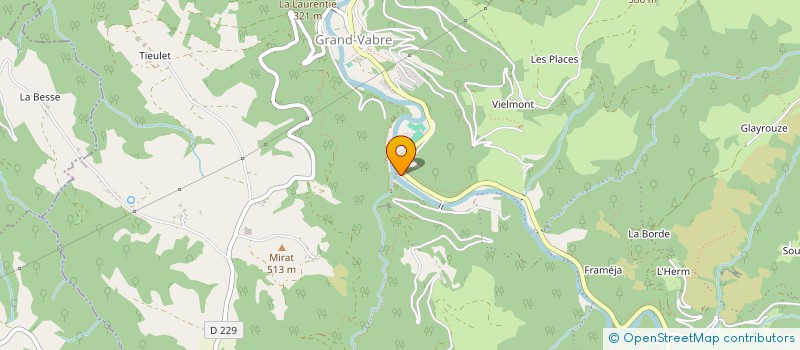 localisation de l'entreprise GRAND VABRE à CONQUES-EN-ROUERGUE