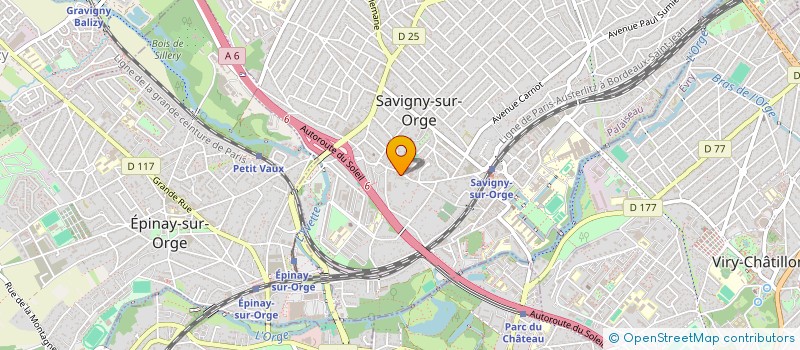 localisation de l'entreprise GRAND VAL AUTO  SAVIGNY SUR ORGE