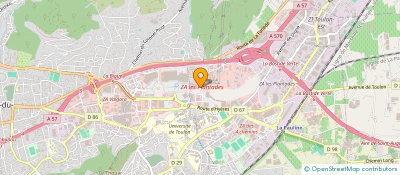 localisation de l'entreprise GRAND VAR SPORT à LA GARDE