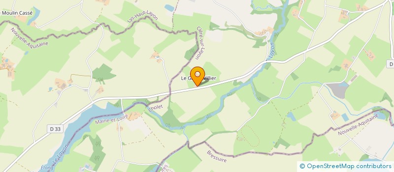 localisation de l'entreprise GRAND VILLIER  CLERE-SUR-LAYON