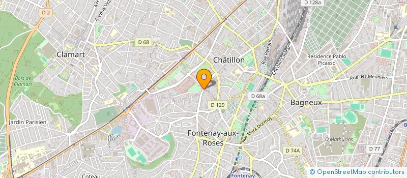 localisation de l'entreprise GRAND VOILE à CHATILLON