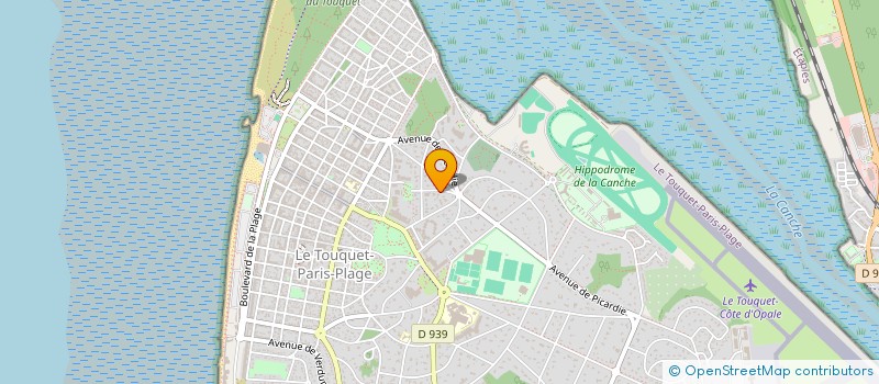 localisation de l'entreprise GRAND VOILE à LE TOUQUET-PARIS-PLAGE