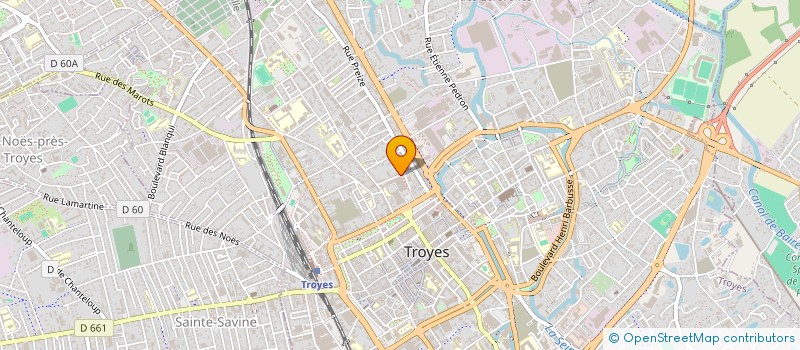 localisation de l'entreprise GRANDBALA à TROYES