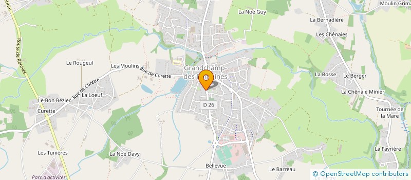 localisation de l'entreprise GRANDCHAMP AUTO SERVICES  GRANDCHAMP-DES-FONTAINES