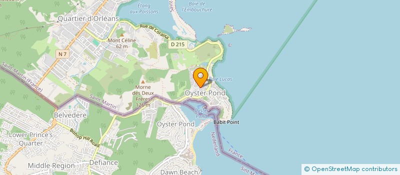 localisation de l'entreprise GRANDCHAMP REAL ESTATE & CONCIERGERIE  SAINT-MARTIN