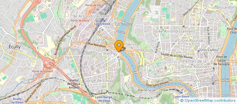 localisation de l'entreprise GRANDCLEMENT  LYON 9EME