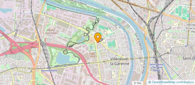 localisation de l'entreprise GRANDCOEUR.ORG à VILLENEUVE-LA-GARENNE