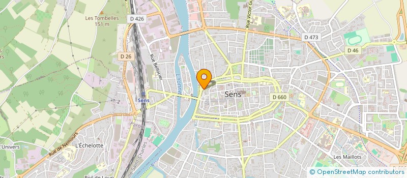 localisation de l'entreprise GRANDCRU  SENS