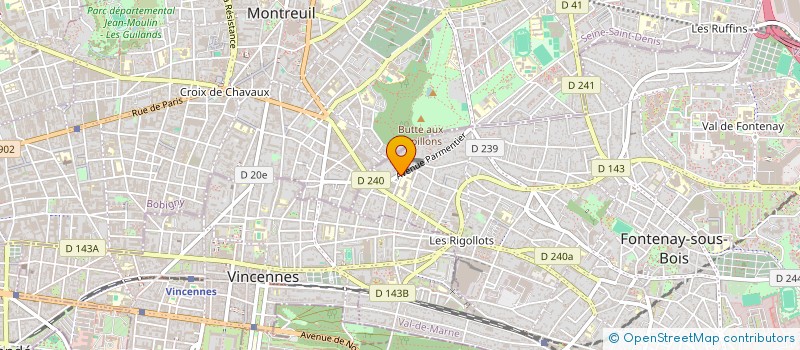 localisation de l'entreprise GRANDE  BALLOY