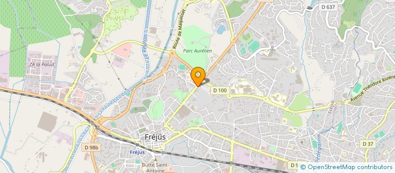 localisation de l'entreprise GRANDE A-M ET LARDON D à FREJUS