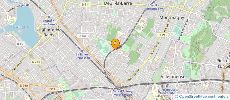 localisation de l'entreprise GRANDE ARCHE  DEUIL-LA-BARRE