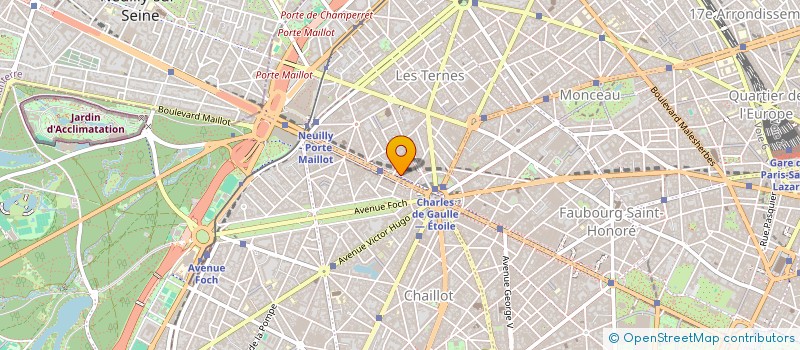 localisation de l'entreprise GRANDE ARMEE DISTRIBUTION à PARIS