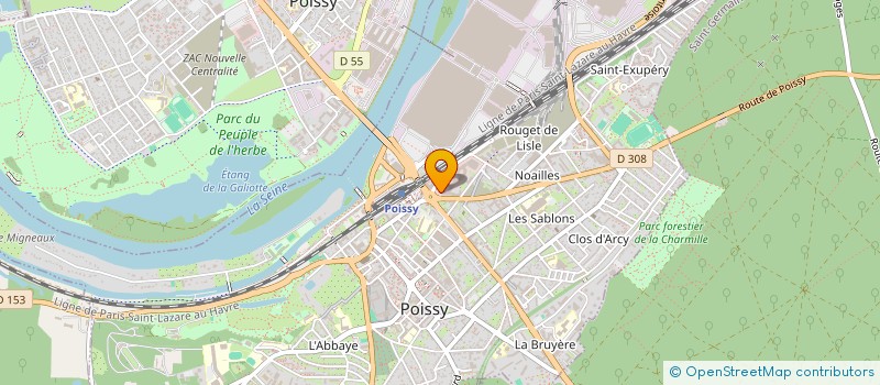 localisation de l'entreprise GRANDE ARMEE PARTICIPATIONS à POISSY