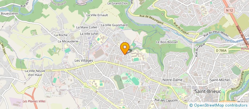 localisation de l'entreprise GRANDE BALAVOINE à SAINT-BRIEUC