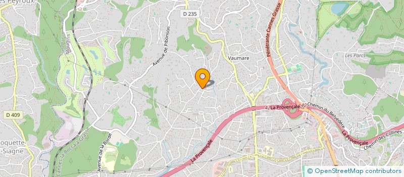 localisation de l'entreprise GRANDE BASTIDE  MOUGINS