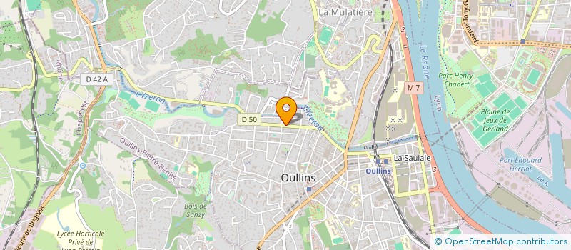 localisation de l'entreprise GRANDE BOUCHERIE CHARCUTERIE SLIMANI  OULLINS-PIERRE-BENITE