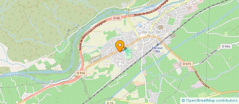 localisation de l'entreprise GRANDE CANIGOU  ILLE-SUR-TET