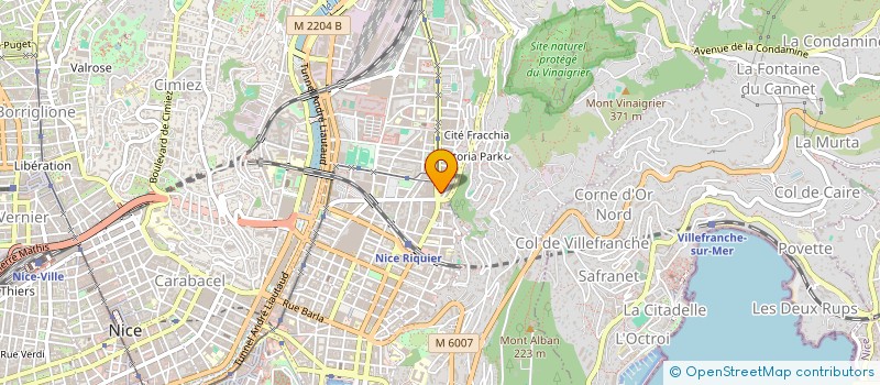 localisation de l'entreprise GRANDE CORNICHE à NICE