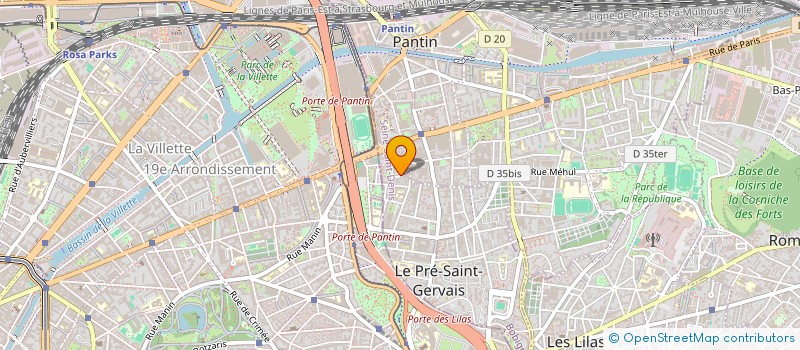 localisation de l'entreprise GRANDE COURONNE à LE PRE-SAINT-GERVAIS