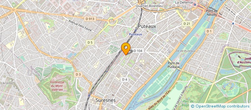 localisation de l'entreprise GRANDE DURAN à SURESNES