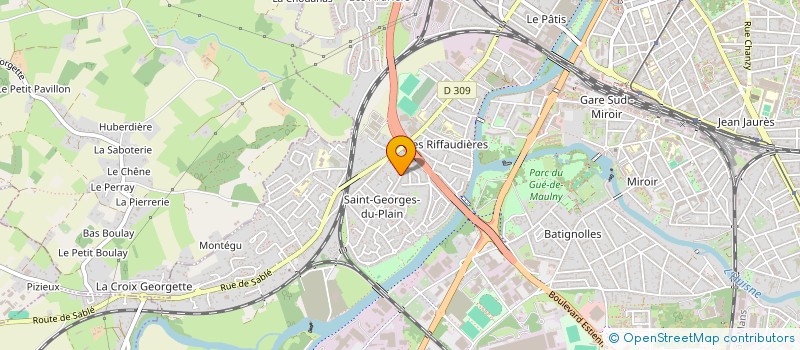 localisation de l'entreprise GRANDE FABRIQUE  LE MANS