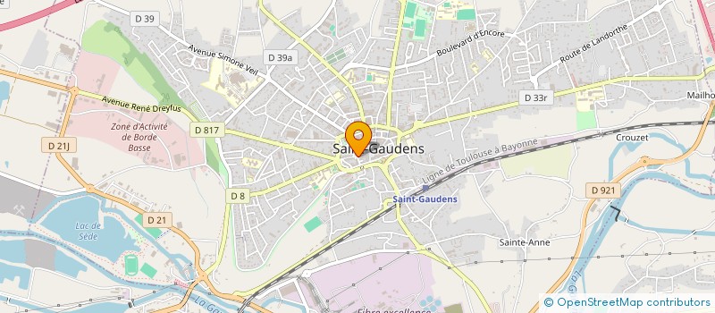 localisation de l'entreprise GRANDE FAIENCERIE  SAINT-GAUDENS