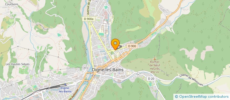 localisation de l'entreprise GRANDE FAMILLE DIGNOISE  DIGNE-LES-BAINS