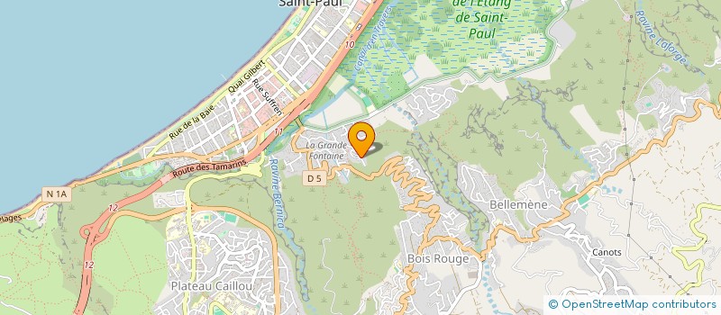 localisation de l'entreprise GRANDE FONTAINE FOOTBALL CLUB  SAINT-PAUL