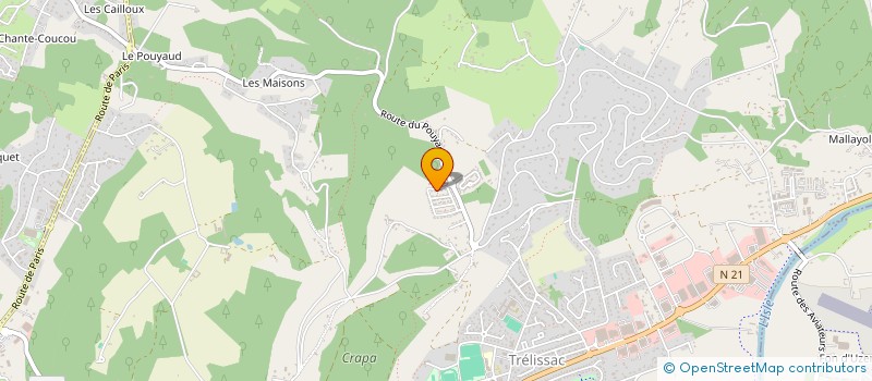 localisation de l'entreprise GRANDE FORRESIAC  BOULAZAC ISLE MANOIRE