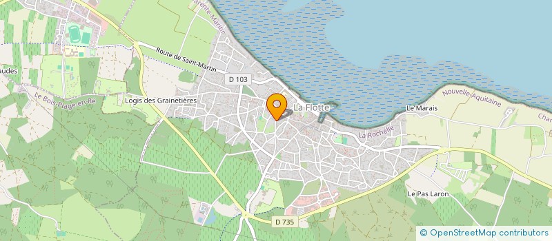 localisation de l'entreprise GRANDE ILE  LA FLOTTE