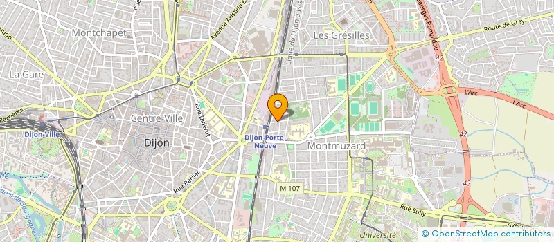 localisation de l'entreprise GRANDE LAITERIE DE BOURGOGNE à DIJON