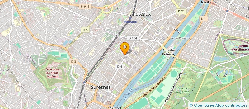 localisation de l'entreprise GRANDE LOGE DE L'EUROPE ET DE LA MEDITERRANEE (GLEM) à SURESNES